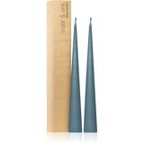 ester & erik cone candles steel blue (no. 64) sveča 2x37 cm Cene