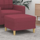  The Living Store Stolček za noge vinsko rdeč 60x50x41 cm blago - Stolček Za Noge, (21482202) | Shoptok.si
