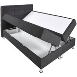 CARRYHOME POSTELJA Z VZMETNICO 160 cm x 200 cm , tekstil antracit | Shoptok.si