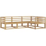  Set vanjskih sofa 4 pcs Bijela 245,5 x 166,5 x 73 cm | shoptok.hr