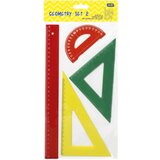 Geometrijski SET GT2 SREDNJI U BOJI EDUCA BLISTER | Shoptok.si