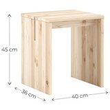Karup Design Stolček iz masivnega bora v naravni barvi Join-In – | Shoptok.si