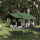  Obiteljski šator za 4 osobe Zelena i bijela 324 x 255 x 230 cm | shoptok.hr