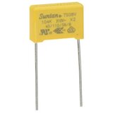 Suntan TS08V0A9104KAB0E0R kom. folijski kondenzator 0.1 µF 310 V 10 % 15 mm (D x Š) 12 mm x 18 mm | Eponuda.ba