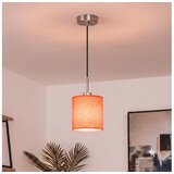 Brilagi LED luster na sajli NUBILA, 1xE27/60W/230V, prečnik 14 cm, crna/narandžasta Cene
