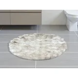 okrugla prostirka za kupatilo Φ100cm, bež