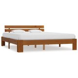  Posteljni okvir medeno rjav iz trdne borovine 160x200 cm, (20606334) Cene