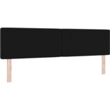  LED uzglavlje s kristalnim dugmadima Utuftano Crno 90 cm Baršun | shoptok.hr