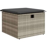 vidaXL 7-dijelni set vrtnih sofa svjetlosivi od poliratana | shoptok.hr