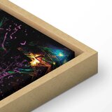  Slika - Crazy Lion (1 Part) Wide 60x40 U prirodnom drvenom okviru | shoptok.hr