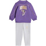 Adidas Komplet trenerka za devojčice I Dy Mi Jog JZ3548, Ljubičasto-siva Cene