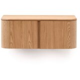 Kave Home Stenska omarica za pod umivalnik v jesenovem dekorju v naravni barvi 90x35 cm Salaya – | Shoptok.si
