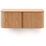 Kave Home Zidni ormarić za ispod umivaonika u dekoru jasena u prirodnoj boji 90x35 cm Salaya – Kave Home Zidni ormarić za ispod umivaonika u dekoru jasena u prirodnoj boji 90x35 cm Salaya – Slike