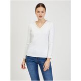 Orsay White Women's Long Sleeve T-Shirt - Women Cene