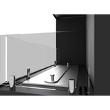  InFire - Ugaoni BIO kamin 45x90 cm 3kW crna | Eponuda.com