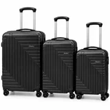 banerle set kofera – 3/1 black- crna