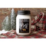 Milkhouse Candle Co. Farmhouse Flannel & Frost mirisna svijeća Mason Jar 368 g | shoptok.hr