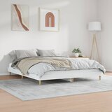  Okvir za krevet bijeli 200 x 200 cm od konstruiranog drva | shoptok.hr