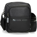 PepeJeans muška torbica (srednja II) JARVIS | crna | poliester-eko koža Cene