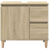 vidaXL Kopalniška omarica sonoma hrast 65x33x60 cm inženirski les | Shoptok.si