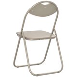  Zložljiva stolica 8 pcs Peščena 48 x 43,5 x 81 cm Umjetno usnje, (5000296618) | Shoptok.si
