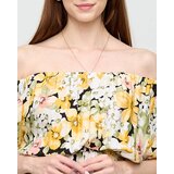 Resti Yellow knee-length dress with a multicolored floral pattern - Clothing | Eponuda.ba