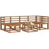  Set vanjskih sofa Prirodna Čvrsto drvo akacije | shoptok.hr