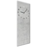Styler stenska ura Glassclock Concrete, 20 x 60 cm Cene