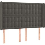  Box spring postelja z vzmetnico LED temno siva 140x200 cm žamet, (20789455) | Shoptok.si