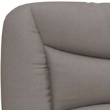  Posteljni okvir z LED lučkami taupe 160x200 cm tkanina, (21095199) | Shoptok.si
