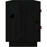  Klupa za cipele crna 100 x 34 x 45 cm od masivne borovine | Eponuda.ba