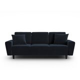 Cosmopolitan Design Tamno plava baršunasti sklopiva/s prostorom za odlaganje sofa 235 cm Kyoto – | shoptok.hr