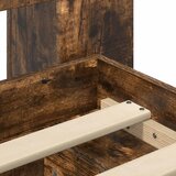  Okvir kreveta s pohranom Dimljeni hrast 80 x 200 cm | shoptok.hr