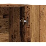 vidaXL Visoka deska Old Wood 70x31x115 cm Inženirski les | Shoptok.si