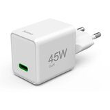 Hama Super Mini 45W PowerDelivery stenski polnilnik s hitrim polnjenjem, bel, (5000277593) Cene