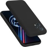 Cadorabo Ohišje, združljiv z Realme v tekoči črni barvi - zaščitni pokrov iz fleksibilnega silikona TPU, (20593579) | Shoptok.si