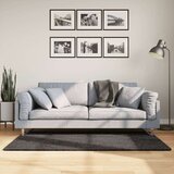  Preproga ISTAN visoka vlakna sijoč videz antracit 80x150 cm | Shoptok.si