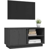 TV omarica siva 80x35x40,5 cm trdna borovina, (20730373) | Shoptok.si