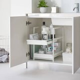 YAMAZAKI Bijela metalna dodatna kuhinjska polica 30x42 cm Tower – | shoptok.hr