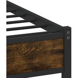  Metalni okvir kreveta bez madraca boja hrasta 100x190 cm | shoptok.hr