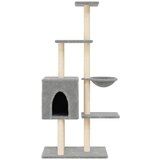  Penjalica za mačke sa stupovima za grebanje svjetlosiva 145 cm | shoptok.hr
