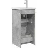  Kupaonski umivaonik s sudoperom Betonska siva 42 x 40 x 84,5 cm | shoptok.hr