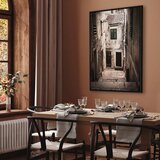  Slika - Retro Alley (1 Part) Vertical 60x90 U crnom drvenom okviru | shoptok.hr
