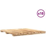  Pločice za decking 18 pcs Smeđa 50 x 50 cm | Eponuda.com