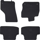  Auto tepih 4 pcs Crna odgovara za VW GOLF VIII MHEV 2020- Guma | shoptok.hr
