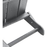  Sklopivi Adirondack stolci 2 komada Svjetlosivi 74.5x80.5x90 cm HDPE | shoptok.hr