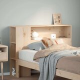vidaXL Vzglavje s prostorom za shranjevanje 100 cm trdna borovina | Shoptok.si