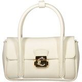 Coccinelle C-Me Lock Mini ženska kožna torbica 19x11x7 cm bijela | shoptok.hr