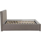 MID.YOU oblazinjena postelja 140 cm x 200 cm , tekstil siva | Shoptok.si
