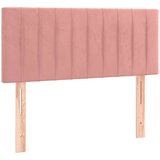  Posteljno vzglavje roza 100x5x78/88 cm žamet, (20794578) | Shoptok.si